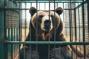 Медведицу, которая жила в частном доме в Саратове, отдадут в Белгородский зоопарк
