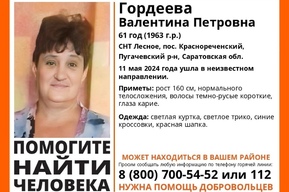 В Саратовской области разыскивают пропавшую женщину в красной шапке